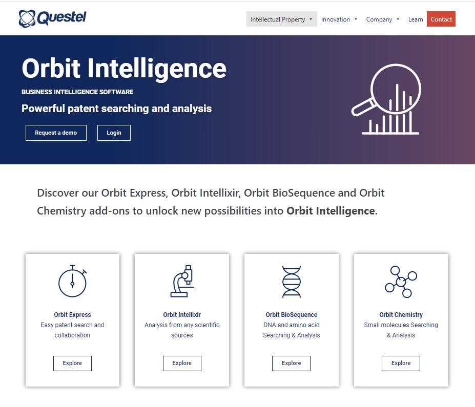 Відкрито тестовий доступ до патентної бази Orbit Intelligence компанії Questel