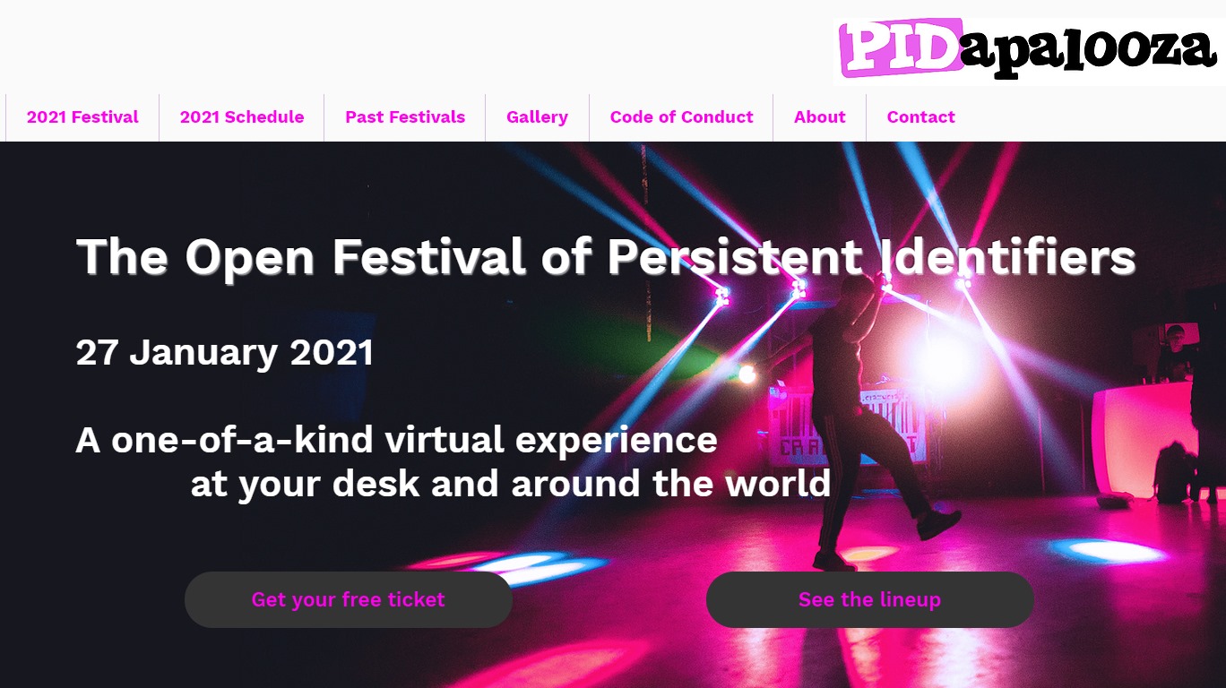 Open Festival of Persistent Identifiers