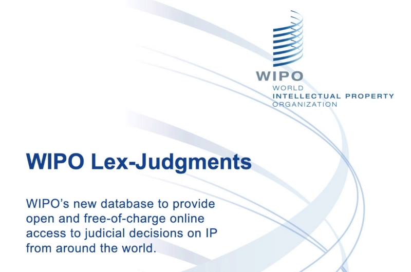 Додано нові колекції до бази даних WIPO Lex-Judgments