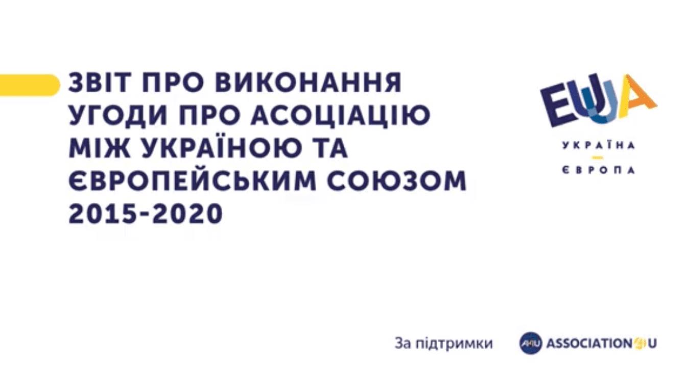 Виконання Угоди про асоціацію між Україною та Європейським Союзом 2015-2020