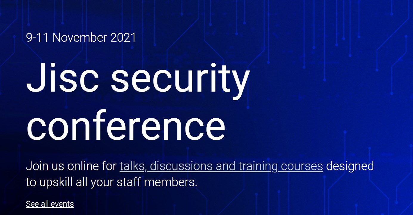 Конференція з безпеки JISC 2021