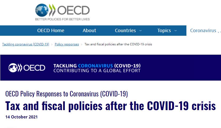 Податкова та фіскальна політика після кризи COVID-19»