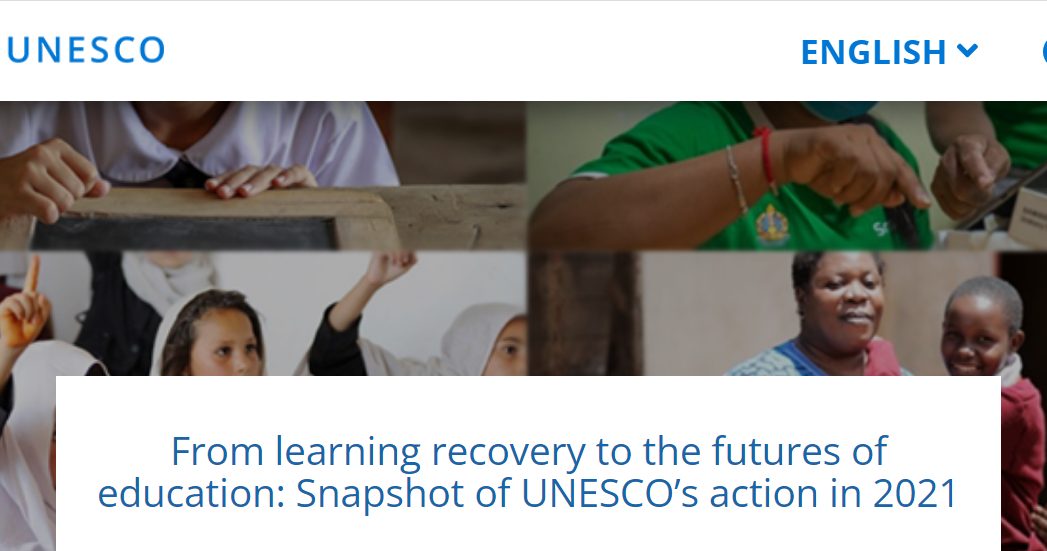 Від відновлення навчання до майбутнього освіти: огляд діяльності ЮНЕСКО у 2021 році