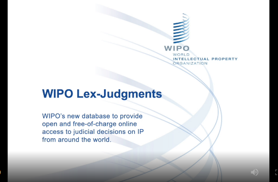 Нова колекція бази даних WIPO Lex-Judgments