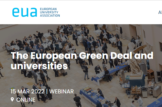 Європейський «Зелений курс» та університети