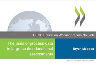 ОЕСР: ВИКОРИСТАННЯ ДАНИХ ЩОДО НАВЧАЛЬНОГО ПРОЦЕСУ У ВЕЛИКОМАСШТАБНИХ ОСВІТНІХ ОЦІНЮВАННЯХ