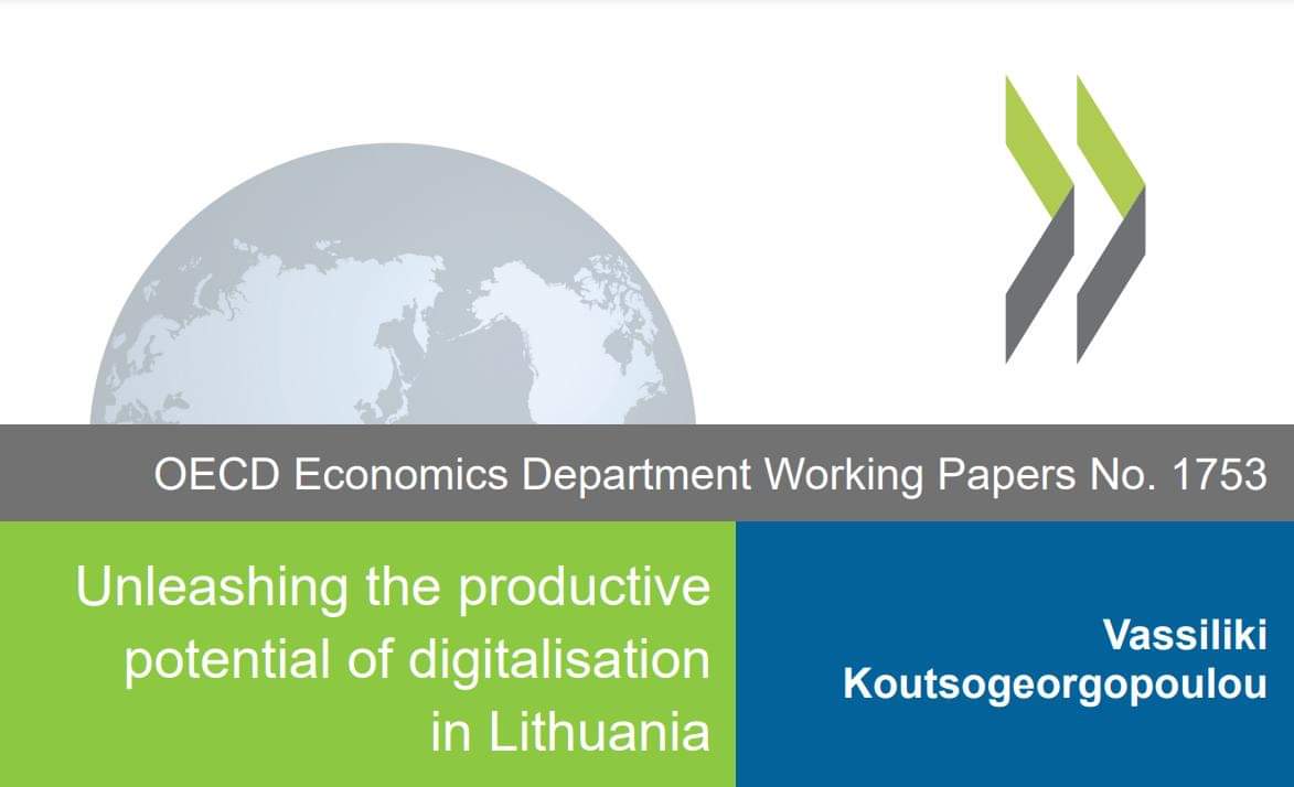 ОЕСР: ПОТЕНЦІАЛ  ЦИФРОВІЗАЦІЇ У ЛИТВІ