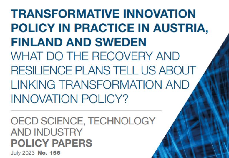 ОЕСР: ТРАНСФОРМАЦІЙНА ІННОВАЦІЙНА ПОЛІТИКА В АВСТРІЇ, ФІНЛЯНДІЇ ТА ШВЕЦІЇ