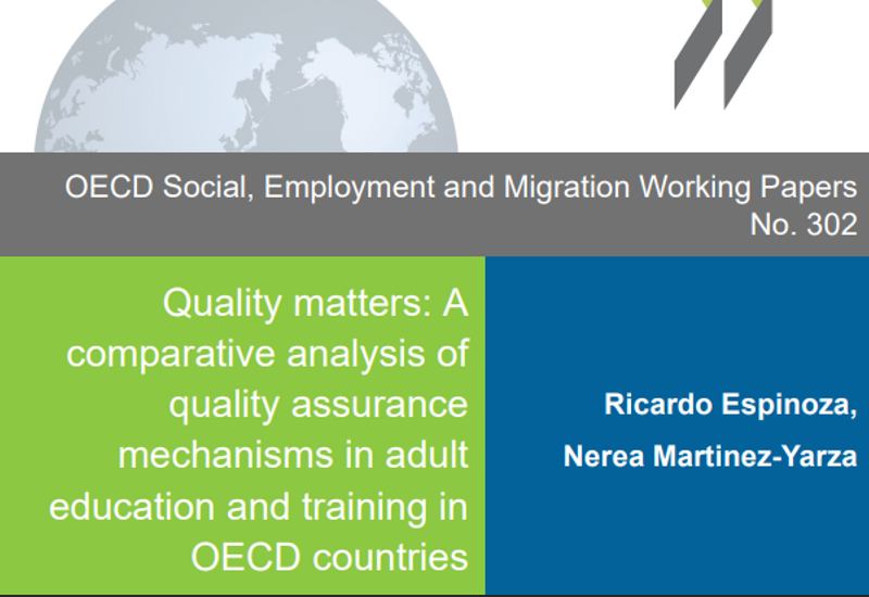 ОЕСР: ПОРІВНЯЛЬНИЙ АНАЛІЗ МЕХАНІЗМІВ ЗАБЕЗПЕЧЕННЯ ЯКОСТІ ОСВІТИ ТА НАВЧАННЯ ДОРОСЛИХ У КРАЇНАХ ОЕСР