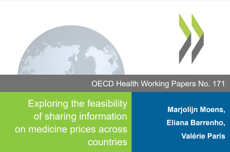 ОЕСР: ОБМІН ІНФОРМАЦІЄЮ ЩОДО ЦІН НА ЛІКИ