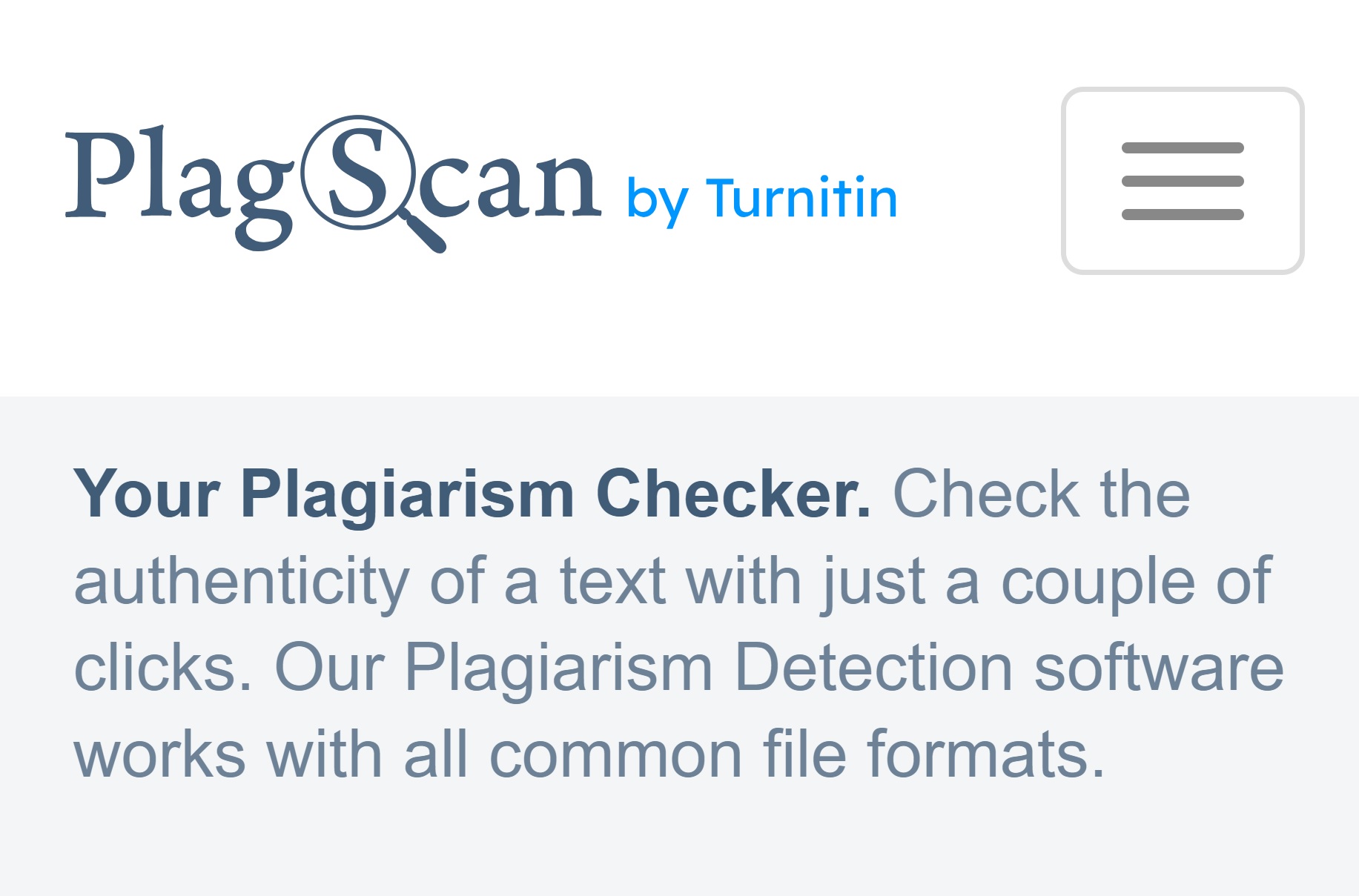 АНТИПЛАГІАТНИЙ СЕРВІС PLAGSCAN