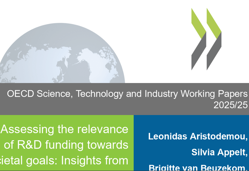 ОЕСР: ОЦІНКА ВІДПОВІДНОСТІ ФІНАНСУВАННЯ НДДКР СУСПІЛЬНИМ ЦІЛЯМ ОЕСР: ОЦІНКА ВІДПОВІДНОСТІ ФІНАНСУВАННЯ НДДКР СУСПІЛЬНИМ ЦІЛЯМ