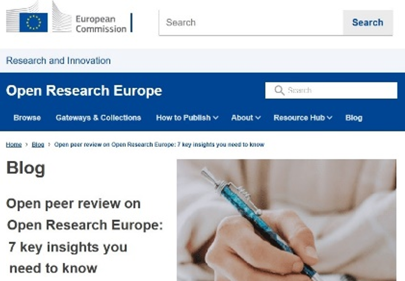 ВІДКРИТЕ РЕЦЕНЗУВАННЯ В OPEN RESEARCH EUROPE