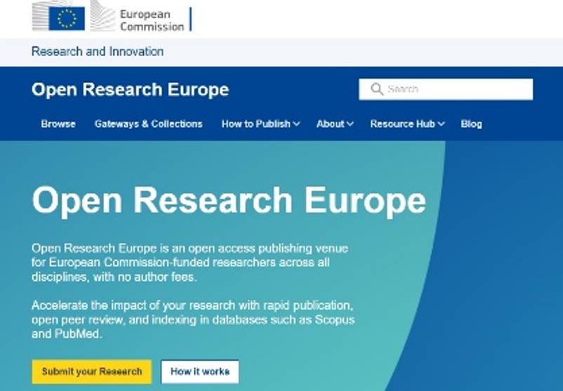 НОВА ЕРА ДЛЯ OPEN RESEARCH EUROPE НОВА ЕРА ДЛЯ OPEN RESEARCH EUROPE