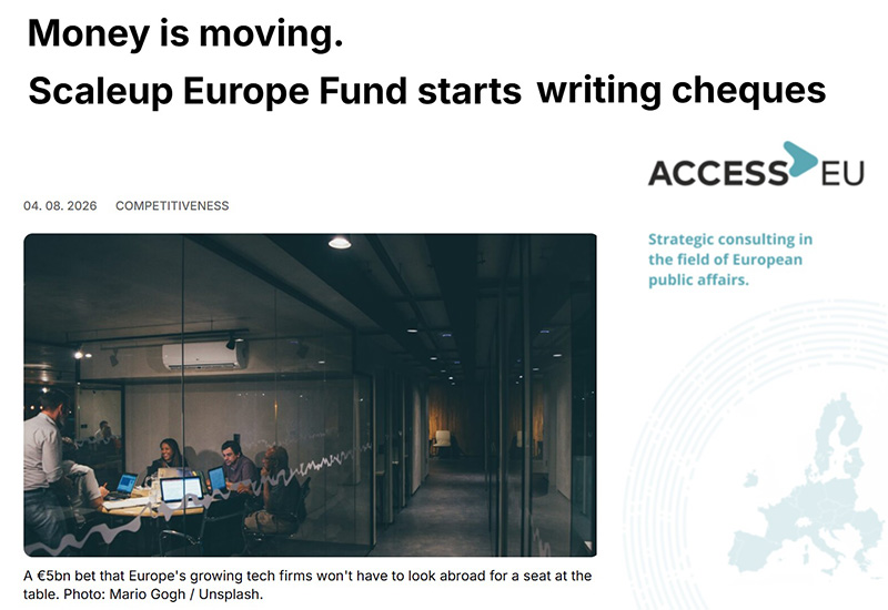 ФОНД SCALEUP EUROPE ПОЧИНАЄ ВИПИСУВАТИ ЧЕКИ Зображення запису ФОНД SCALEUP EUROPE ПОЧИНАЄ ВИПИСУВАТИ ЧЕКИ