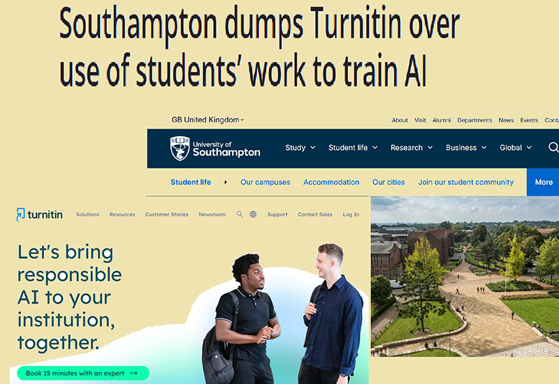 Post image УНІВЕРСИТЕТ САУТГЕМПТОНА ПРИПИНЯЄ ВИКОРИСТАННЯ TURNITIN